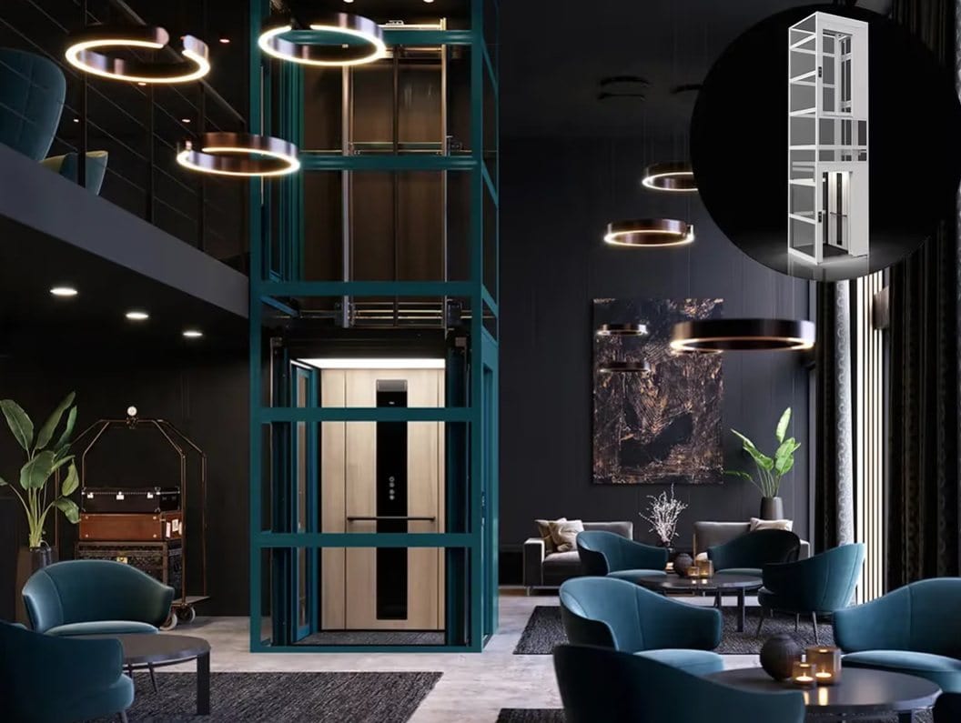 Cibes C1 Pure, l'ascenseur cabine le plus compact du marché