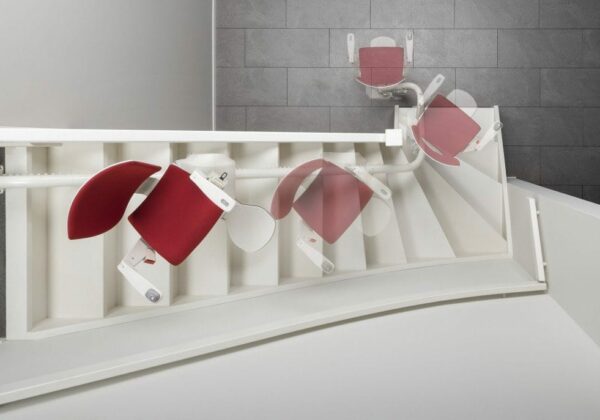 Monte-escalier courbe Otolift Air